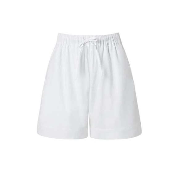 WEWOREWHAT NWT Tie waist shorts in White Size L - Picture 5 of 5